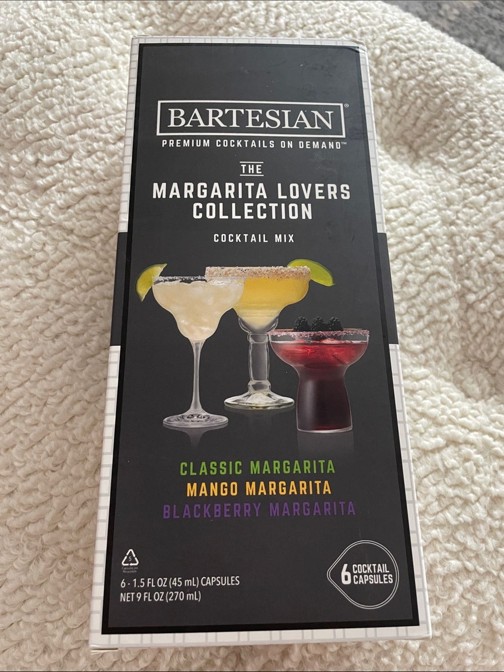 Bartesian Margarita Lovers Collection Cocktail Mix Capsules